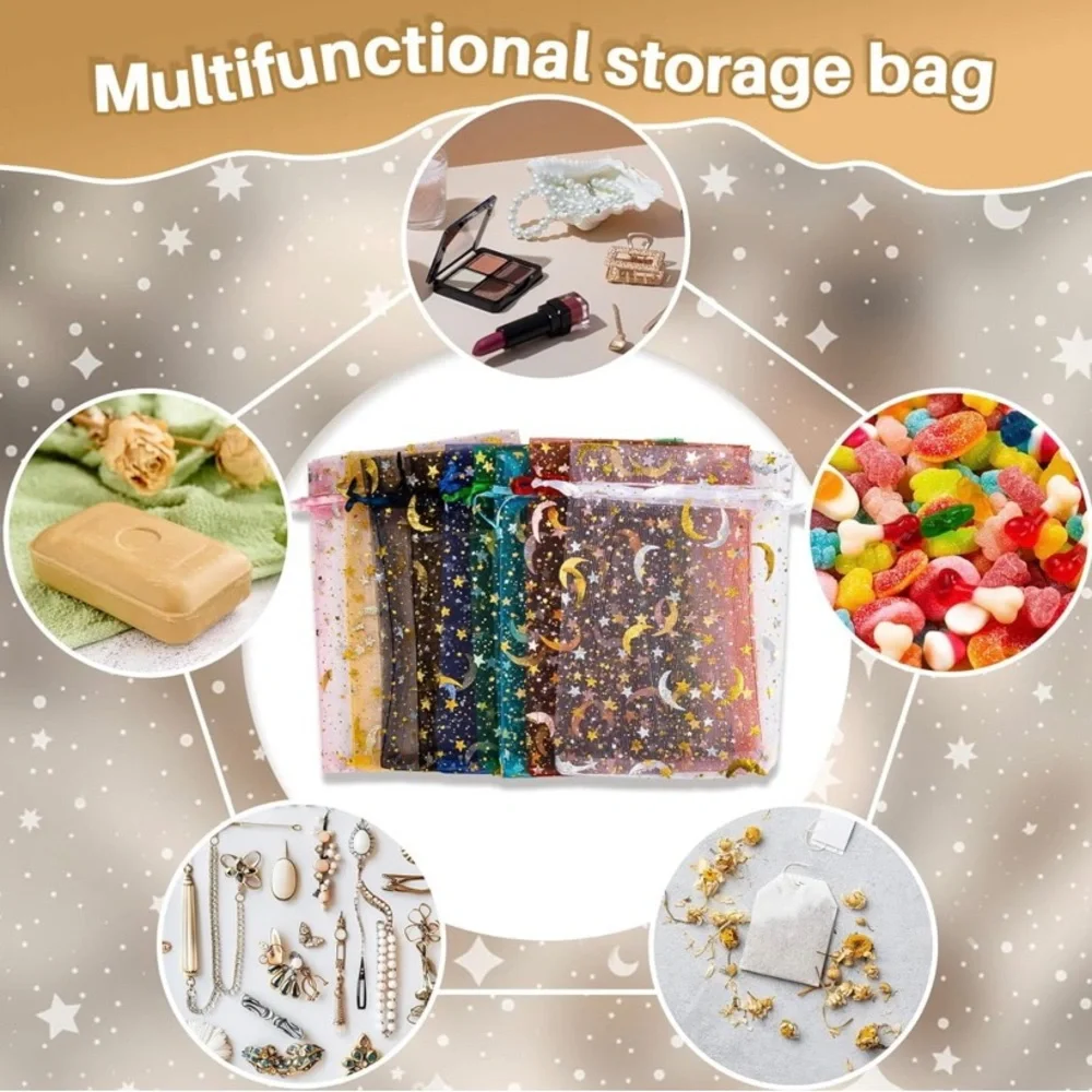 20 Organza Bags 4x6 Various Colors